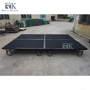 Scène de spectacle intérieure anti-rouille 6ft*8ft avec finition moquettée en acier - Product Image 6