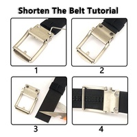 Ceinture Tactique en Nylon 1000D de 3,8 cm avec Boucle à Cliquet Métallique Réglable pour Entraînement en Extérieur – Vente en Gros
