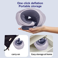 Oreiller de massage chauffant intelligent et rechargeable pour le cou, dispositif de soutien cervical électrique pour soulager la douleur, la relaxation et un meilleur sommeil