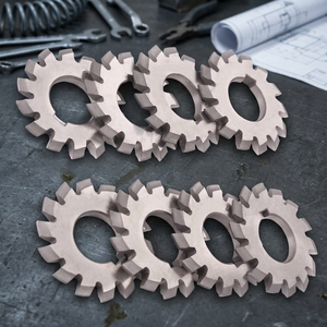 Fraise à engrenages en carbure de tungstène, 4 cannelures, longueur de coupe 50 mm, non revêtue, pour centre d'usinage CNC HRC60 - Product Image 3