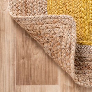 Alfombra Moderna Minimalista Hecha a Mano de Yute y Sisal, Lavable, para Cocina, Sala de Estar, Escaleras, Pasillo o Picnic, para el Hogar o como Regalo - Product Image 3