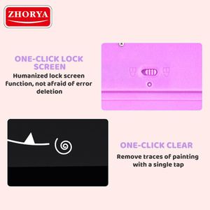 Tablette d'écriture LCD Zhorya 8,5 pouces, tablette de dessin électronique LCD, tablette de dessin numérique, bloc-notes à gribouiller pour enfants - Product Image 5