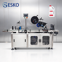 Machine d'étiquetage automatique ESKO pour bouteilles, idéale pour les jus, les sauces, le miel et les contenants en plastique – Ligne de production automatisée