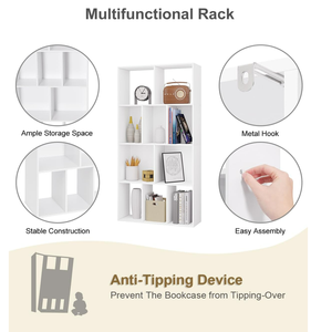 Custom 10-<span class=keywords><strong>Cube</strong></span> libreria in legno scaffale di stoccaggio con dispositivo Anti-ribaltamento - Product Image 2