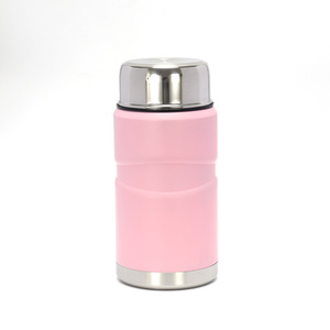Stainless Steel Thermal Food <b>Jar</b> 304 Food Grade Inner <b>Large</b> Capacity For Office Workers Cylinder Shape Seal Lid - Product Image 2