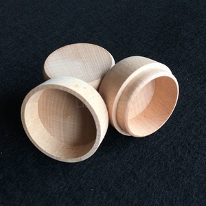 Boîte ronde à savon <span class=keywords><strong>en</strong></span> <span class=keywords><strong>bois</strong></span> massif avec couvercle, boucles personnalisées, 10 pièces - Product Image 3