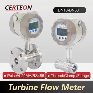 ステンレス<span class=keywords><strong>DN10</strong></span> DN50 RS485 4-20mA クランプフランジ式 デジタル軽油水メーター turbine <span class=keywords><strong>flow</strong></span> <span class=keywords><strong>meter</strong></span> - Product Image 2