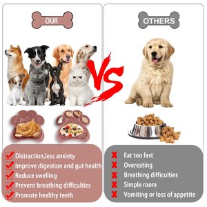 Tapis à lécher pour chien en silicone antidérapant sans BPA Baifu, tapis à lécher pour soulager l'anxiété des chats, bol pliable en silicone pour l'alimentation des animaux de compagnie - Product Image 5