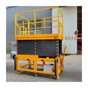 Công nhân sử dụng hướng dẫn Sử dụng bán lẻ 10M an toàn cao trên không làm việc nền tảng sửa chữa nhà tải 1000kg Kéo Cắt kéo cho xây dựng trang trại - Product Image 5