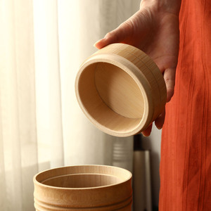 Ensemble de boîtes à thé en bambou, récipients hermétiques pour la conservation du thé, options de taille portables - Product Image 4