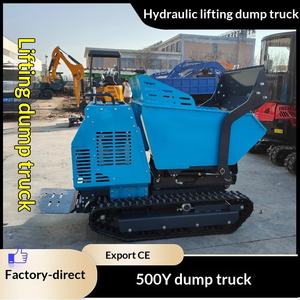 Factory Small Hydraulic Lifting Dump <b>Truck</b> Exported to Europe and America Household Miniature Track Dumptruck Tracked Carrier - Product Image 5