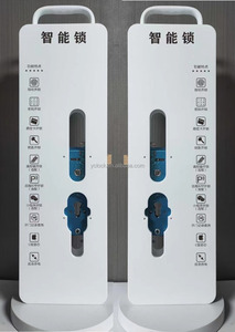 Newest Anti-Theft <strong>Smart</strong> Digital Door Lock <strong>Display</strong> <strong>Stand</strong> Beautiful Acrylic Light Lock <strong>Stand</strong> Steel Aluminium Material Cam Lock - Product Image 4