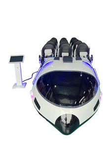 Centre d'expériences VR de simulation dynamique intérieure à grande échelle, capacité 12 personnes, vaisseau spatial métallique, divertissement MR 5D/7D/9D pour centres commerciaux - Product Image 3