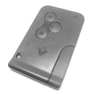 Manufacturers Car <strong>Keys</strong> R-enault <strong>Megane</strong> <strong>Card</strong> <strong>3</strong> <strong>Button</strong> with <strong>Key</strong> Blade 433Mhz ID46 7947 Chip with logo - Product Image 1
