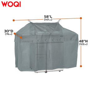 Funda para Parrilla Woqi, Tela Oxford XL, Impermeable, Protector Solar, Antipolvo, Funda para Mesa de Exterior, Fácil de Plegar, Accesorios Clásicos - Product Image 5