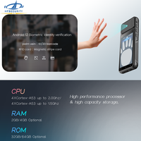 HFSecurity PVR15 4G Portable Biométrique PVR Terminal Palm Vein Recognition Reader pour la présence du personnel et le paiement