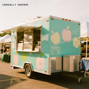 OEM Customized Stainless Steel Truck Food coffee Cart Mobile Bar Vintage Fast - Product Image 5