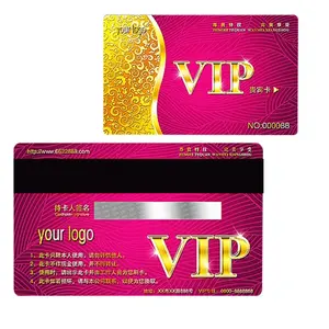 사용자 정의 Pvc 플라스틱 Id 선물 바코드 Hico 마그네틱 스트립 카드 NFC 비즈니스 VIP RFID 플라스틱 카드