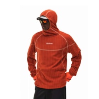 Sweat à capuche fin décontracté et sportif, à manches longues, en polaire texturée contrastante, style oversize, pour le printemps et l'automne