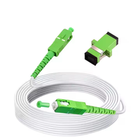 Kabel Patch Internet Serat Optik Berlapis Baja SC/APC FC OS2 Single Mode 9/125um Simplex