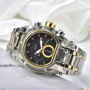 Montre sport à quartz pour homme 2026 avec grand cadran boussole, boîtier en alliage et bracelet en acier inoxydable - Product Image 5