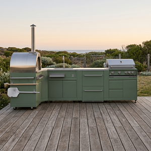 Cuisine extérieure modulaire en acier inoxydable 304, directement de l'usine, avec barbecue, îlot de cuisine extérieur <span class=keywords><strong>antirouille</strong></span> pour patio - Product Image 1