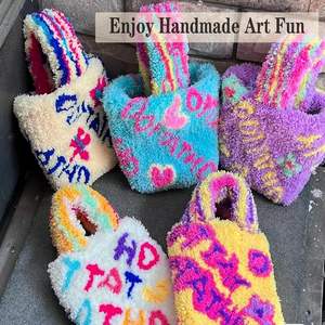 Grand tissu à touffeter surjetant avec lignes marquées-tissu <span class=keywords><strong>de</strong></span> poinçon d'aiguille <span class=keywords><strong>de</strong></span> tissu <span class=keywords><strong>de</strong></span> <span class=keywords><strong>moine</strong></span> primaire pour tapis <span class=keywords><strong>de</strong></span> bricolage-pistolet à touffeter <span class=keywords><strong>de</strong></span> poinçon - Product Image 4