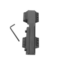 Connecteur de tube cantilever à double anneau robuste, fourni par une usine professionnelle, compatible 25,4/30 mm, pour cadre de photographie d'observation des oiseaux