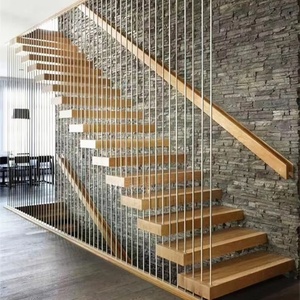 <span class=keywords><strong>Kit</strong></span> <span class=keywords><strong>Scala</strong></span> Moderna Fai-da-te Facile da Installare con Ringhiera in Vetro, Gradini in Legno e Vetro, <span class=keywords><strong>Scala</strong></span> <span class=keywords><strong>a</strong></span> <span class=keywords><strong>Sbalzo</strong></span> Flottante per Esterni - Product Image 5