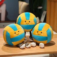 Vente en gros de jouets en peluche de mascotte de simulation de football jouets en peluche personnalisés doux basket-ball volley-ball oreiller jouet en peluche écologique