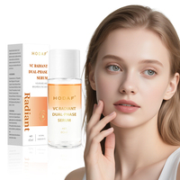 Sérum hydratant pour le visage à double perles d'huile, marque privée OEM, pour tous types de peaux, logo personnalisé