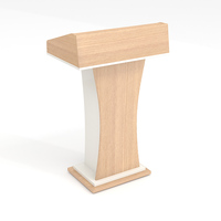 Design moderne en bois de noyer l'église lutrin podium à vendre