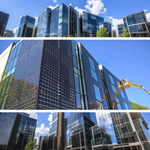 Système de façade photovoltaïque intégré au bâtiment (BIPV) respectueux de l'environnement et économe en énergie - Product Image 2