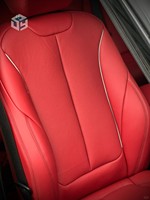 Coussin de siège de voiture en cuir PVC personnalisé de luxe avec logo, housses de siège auto 3D sur mesure pour BMW Série 5 2011-2017