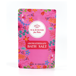 Petite pochette d'emballage <span class=keywords><strong>de</strong></span> <span class=keywords><strong>sel</strong></span> <span class=keywords><strong>de</strong></span> bain zip-lock refermable en plastique Mylar 4x5 imprimée personnalisée debout en rose sac anti-odeurs - Product Image 1