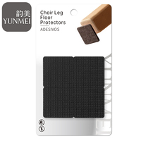 Pads de protection pour meubles en EVA antidérapants, auto-adhésifs, à surface gaufrée effet diamant, styles variés, résistants aux rayures