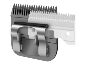 Pabrik A5 grosir kualitas tinggi hewan peliharaan gunting perawatan pisau disesuaikan Logo gunting Nano baja Titanium berkelanjutan