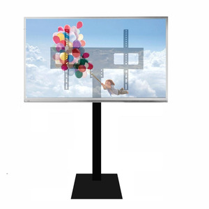 <span class=keywords><strong>Support</strong></span> de télévision à écran plat en acier (1650 mm de haut) <span class=keywords><strong>inclinable</strong></span>, pivotant, à mouvement complet, pour téléviseurs LED LCD de <span class=keywords><strong>32</strong></span> à <span class=keywords><strong>65</strong></span> pouces, chariot pour téléviseur plasma, <span class=keywords><strong>support</strong></span> de sol - Product Image 1