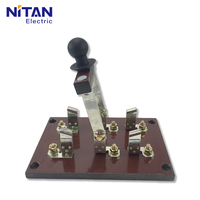 Interruptor Desconectador de Fusibles Monofásico de Doble Cable HS11B-400A/28 2P, Interruptor de Inversión de Doble Vía, Doble Alimentación, Cobre, 50Hz, China