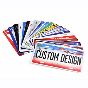 Plaque d'immatriculation souvenir en métal <span class=keywords><strong>Cuba</strong></span> Jamaïque, design de voiture vintage, décoration murale rétro, panneau fantaisie pour bar et maison - Product Image 2