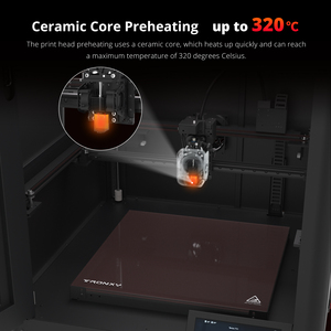 Impresora 3D TRONXY 4A, Nuevo Lanzamiento, Alta Velocidad, Gran Volumen de Impresión para Uso Doméstico, CoreXY Klipper, Velocidad de 700 mm/s, Industrial - Product Image 3
