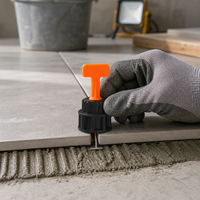 Outil de nivellement de carreaux personnalisé par le fabricant avec broches interchangeables, système de nivellement de carreaux, gadget de pose de carreaux, ajustement de positionnement pour carreaux muraux