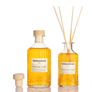 Bouteille de recharge de diffuseur d'arôme de roseau en verre vide de luxe de 150ml décorative à la main - Product Image 5