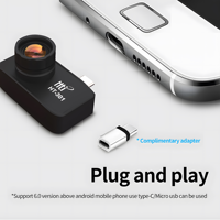 Caméra thermique infrarouge HTI HT-301 à haute résolution de pixels 384*288, type-C Android, mini caméra thermique, caméra thermique chinoise