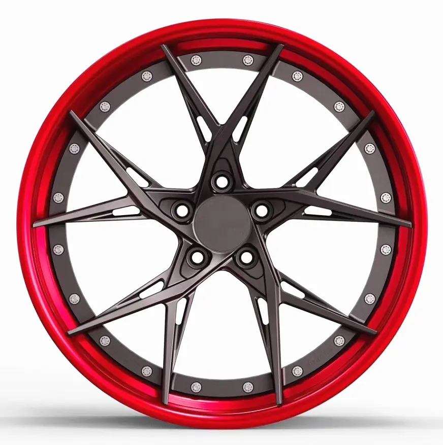 2 piece r18 r19 r20 r21 r22 r24 forged aluminum alloy car wheels rims for corvette C8 C7 ZR1 Z06 C6 C5 rims