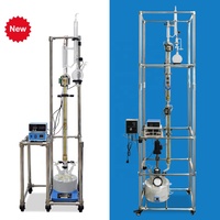 Unité de réacteur de distillation de verre de laboratoire 3L, distillation d'extraction de colonne