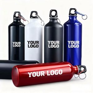 Bouteille d'eau sportive en métal réutilisable de 17 oz, imprimée avec un logo coloré, idéale pour les cadeaux d'entreprise et les activités d'entreprise - Product Image 1