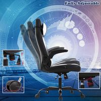 Chaise de bureau ergonomique avec support de posture, siège confortable de qualité supérieure, design racing en cuir durable, pour le travail, le streaming et le gaming, avec base stable