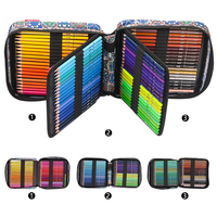 Ensemble de crayons de couleur Kalour Art Supplies Premium 126 pièces dans un sac en nylon avec des couleurs vibrantes pour le dessin et le croquis
