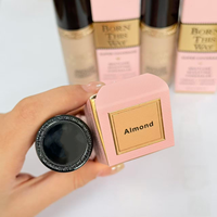Fond de Teint Liquide Mat Naturel Couvrance Moyenne à Complète Longue Tenue Base de Maquillage Plusieurs Teintes pour Peaux Grasses et Sèches